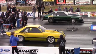 Single 80mm Turbo Mustang Running 6 Second Passes at 200 MPH [upl. by Selden]