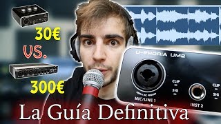 Cómo sonar a estudio con una tarjeta de sonido BARATA 30€ Interfaz de audio Behringer UPhoria UM2 [upl. by Dickinson243]