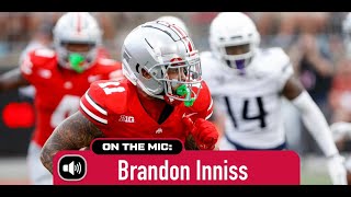 Ohio States Brandon Inniss discusses his punt return role [upl. by Nileuqcaj77]