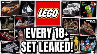 Every Lego 18 Set LEAKED 25 Sets [upl. by Stromberg537]