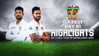 Bangladesh vs Sri Lanka Highlights  1st Test  Day 1  Sri Lanka tour of Bangladesh 2024 [upl. by Yecies]