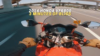 Honda VFR800F V4 VTEC  Pure Sound Full Exhaust  3 Minutes of Bliss 4K [upl. by Ytima]