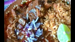 Birria de res cocida en olla de presión RecetasdeLuzMa [upl. by Mercola]