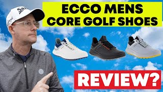 Ecco Core Mens Golf Shoes Review [upl. by Nyliret]