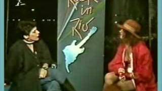 Elba Ramalho  Entrevista  Rock in Rio 1985 [upl. by Ahseela329]