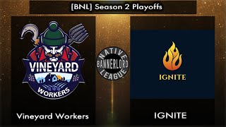 BNLPlayoffs to Div A Vineyard Workers vs IGNITE [upl. by Archibold]