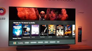 Anteprima Android TV Philips 65 OLED 4K Ambilight WOW [upl. by Antony375]