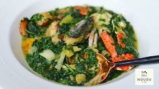 Oil Free ADEMEEWEDU Soup RecipeMOLOKHIA JUTE LEAVES  Ndudu by Fafa [upl. by Anis]