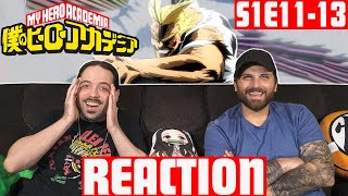 PLUS ULTRA  My Hero Academia S1 Episode 1113 REACTION [upl. by Nelyag]