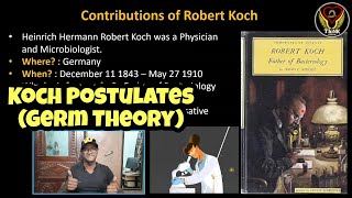 Robert Koch Postulates  Germ theory Contributions  History  Tamil  Microbiology  ThiNK Biology [upl. by Trefler]