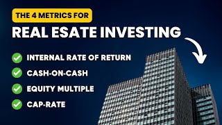 4 METRICS for investing in real estate and the ONE I use  HoneyBricks realestateinvesting [upl. by Ailongam]