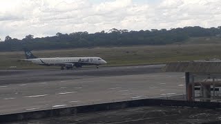 Embraer 195 PRAUE landing in Manaus coming from São Gabriel da Cachoeira [upl. by Lenox]