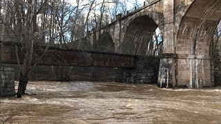 Octoraro CreekSusquehanna River flooding Cecil County MD 11024 [upl. by Dido]