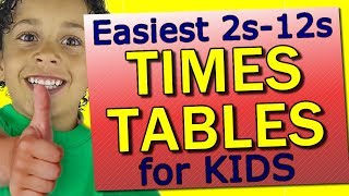 Times Tables for Kids Fast Easy and FUN 2 to 12 Times Tables [upl. by Eelitan]