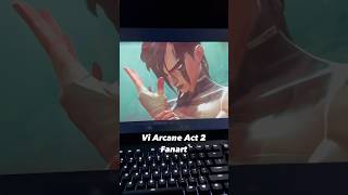 VI ARCANE S2 FANART  ART PROCESS arcane arcaneseason2 arcanevi artprocess digitalartdrawing [upl. by Blanc508]