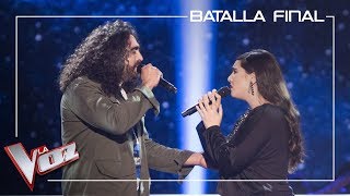 Auba Estela Murillo y Tomás Basso cantan Si tú no vuelves  Batalla final  La Voz Antena 3 2019 [upl. by Aniratak]