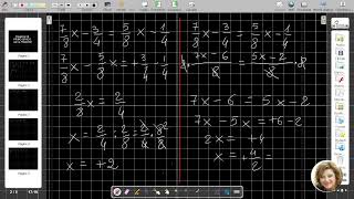 58 Equazioni di primo grado con le frazioni [upl. by Ita]