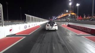 Lexus ISF Twin Turbo Crash  Race car takes flight and jumps a fence  Crash Video [upl. by Olnton97]