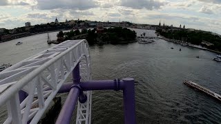 Insane POV Painful 4D Coaster Gröna Lund Sweden [upl. by Atinreb]