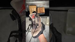 Air Jordan 4 Taupe Haze Shoe Cleaning [upl. by Laureen]