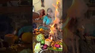 नवचंडी महाष्टमी निमित्त घरी केलेला होम  Navratri havan vidhi navratri [upl. by Corder386]