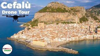 Cefalù Sicily Drone Tour 4K [upl. by Abernon377]