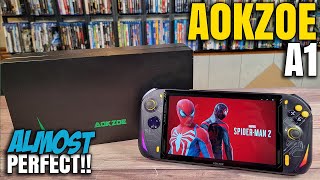 Buy This Instead Of Steam Deck  Aokzoe A1 Handheld Gaming PC Review [upl. by Arahd]