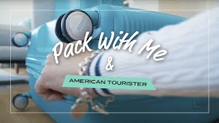 Pack with Me Travel amp Holiday Essentials  American Tourister CURIO [upl. by Berkeley340]