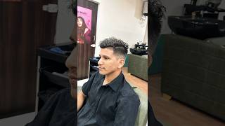 Hair Perming with Hair style hairtransformtion reels hairtutorial youtubeshorts viralvideos [upl. by Esiom149]