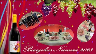 Dégustation du beaujolais nouveau cuvée 2023 [upl. by Drofnas]