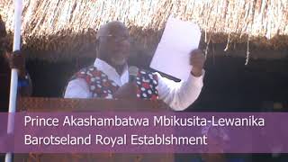 Prince Akashambatwa Lewanika describes history of the Mafwe Tribe from Barotseland [upl. by Chavez]