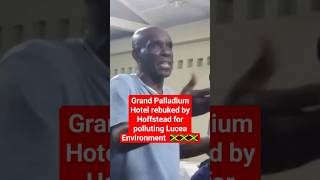 Grand Palladium Hotel slammed by Art Icon during meeting over Lucea Environmental Pollution 🇯🇲🇯🇲🇯🇲 [upl. by Satsok]