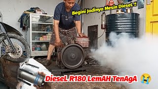 Servis DieseL Combine R180 Lemah TENAGA  Ternyata isi nya Begini 😫 [upl. by Olraced]