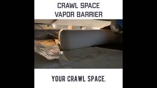 Crawl Space Vapor Barrier Install [upl. by Arahc]