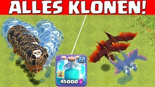 MAXED KLON  ALLES KLONEN  CLASH OF CLANS  Lets Play CoC Deutsch German HD [upl. by Anikes]