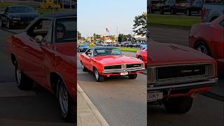 1969 Dodge Charger Classic Car Drive By Engine Sound Woodward Dream Cruise 2024 [upl. by Aneele]