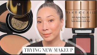 Trying New Makeup  Chantecaille  Victoria Beckham  MOB Beauty [upl. by Gaylord]