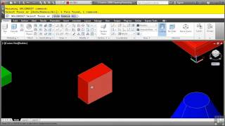 AutoCAD 3D Tutorial  Tapering Faces [upl. by Alleirbag816]