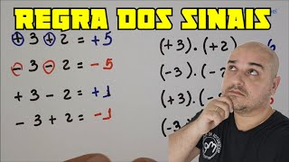 Regra dos Sinais  Jogo do Sinal [upl. by Nwahsir]