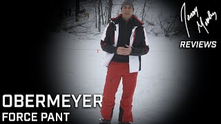 Jonny Moseley Reviews 2425 Obermeyer Force Insulated Ski Pant [upl. by Nyhagen]