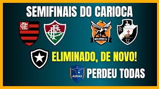 CARIOCA  BOTAFOGO eliminado  SEMIFINAIS  AUDAX perdeu TODAS [upl. by Perretta]