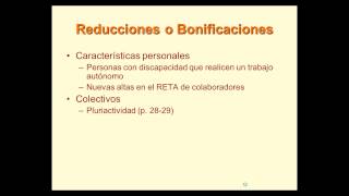 umh1908 201314 Lec63 Régimen especial de los trabajadores por cuenta propia o autónomos 3 [upl. by Scrivings321]