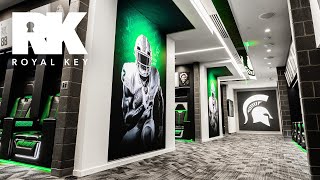 Inside the MICHIGAN STATE SPARTANS’ 78000000 FOOTBALL Facility  Royal Key [upl. by Rosemari]