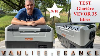 Test Glacière à compression VEVOR 35 litres Bi Zone T35K [upl. by Ahders]