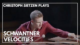 J Schwantner Velocities Molto Perpetuo for Solo Marimba Christoph Sietzen [upl. by Halbert]