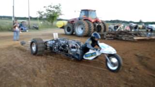 Top Fuel trike quotWild Thingquot pro sand drags  Gilbert Louisiana [upl. by Naesar]