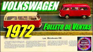 MODELOS VOLKSWAGEN 1972  FOLLETO PROMOCIONAL [upl. by Arsi]