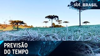 Tempo promete geadas em regiões de serra no Sudeste e Sul veja previsão  SBT Brasil 180724 [upl. by Fulton]