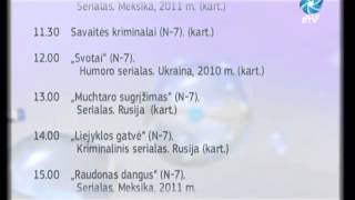 BTV Lithuania  22102012 Startup [upl. by Nitniuq]