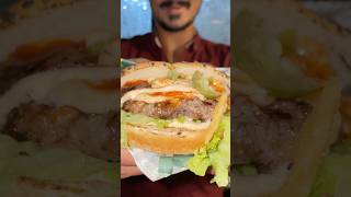 I Tried Juiciest Beef Burger 😱  trending viral shorts food beef beefburger streetfood [upl. by Arly]